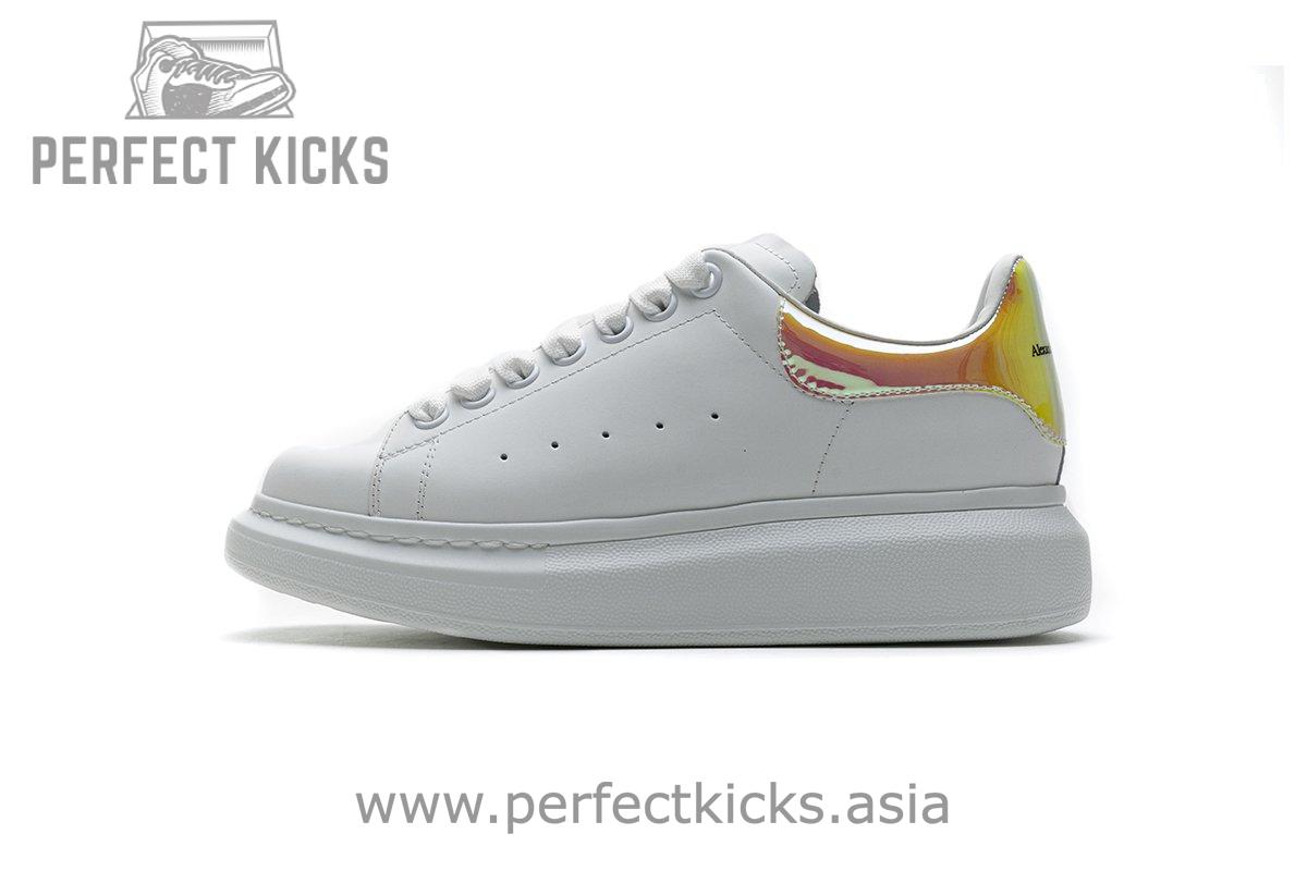 462214 WHGP7 9001 Alexander McQueen Sneaker White Orange Laser