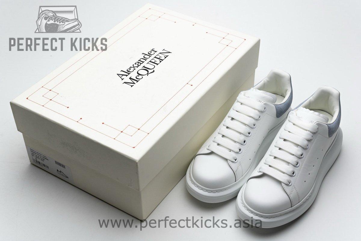 462214 WHGP7 9001 Alexander McQueen Sneaker White Blue - Image 3