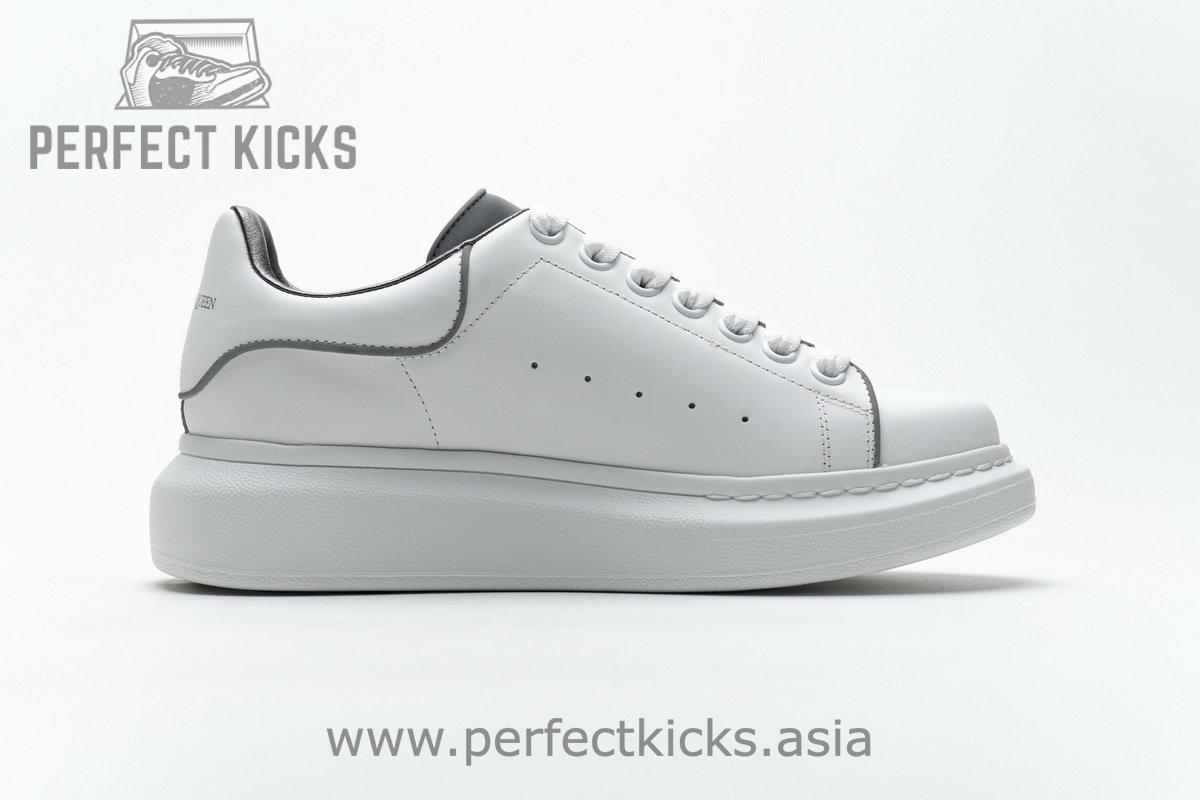 462214 WHGP7 9001 Alexander McQueen Sneaker All White - Image 8