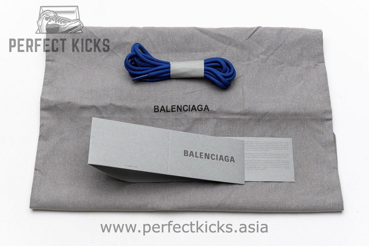 570391 W2GN2 8570 Blenciaga Track 2 Sneaker Beige Blue - Image 12