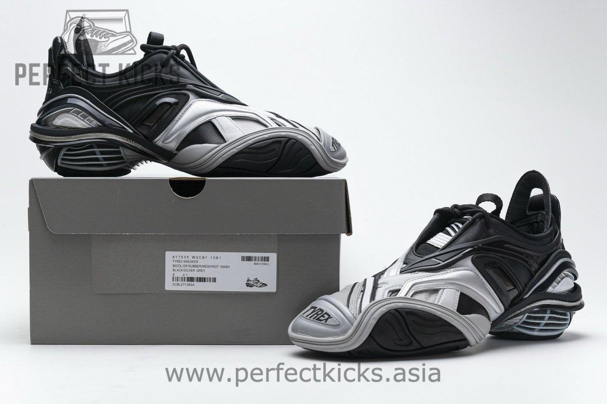 Balenciaga Tyrex 5.0 Sneaker Black Silver - Image 2