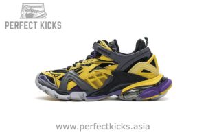 570391 W2GN1 2027 Blenciaga Track 2 Sneaker Yellow Black