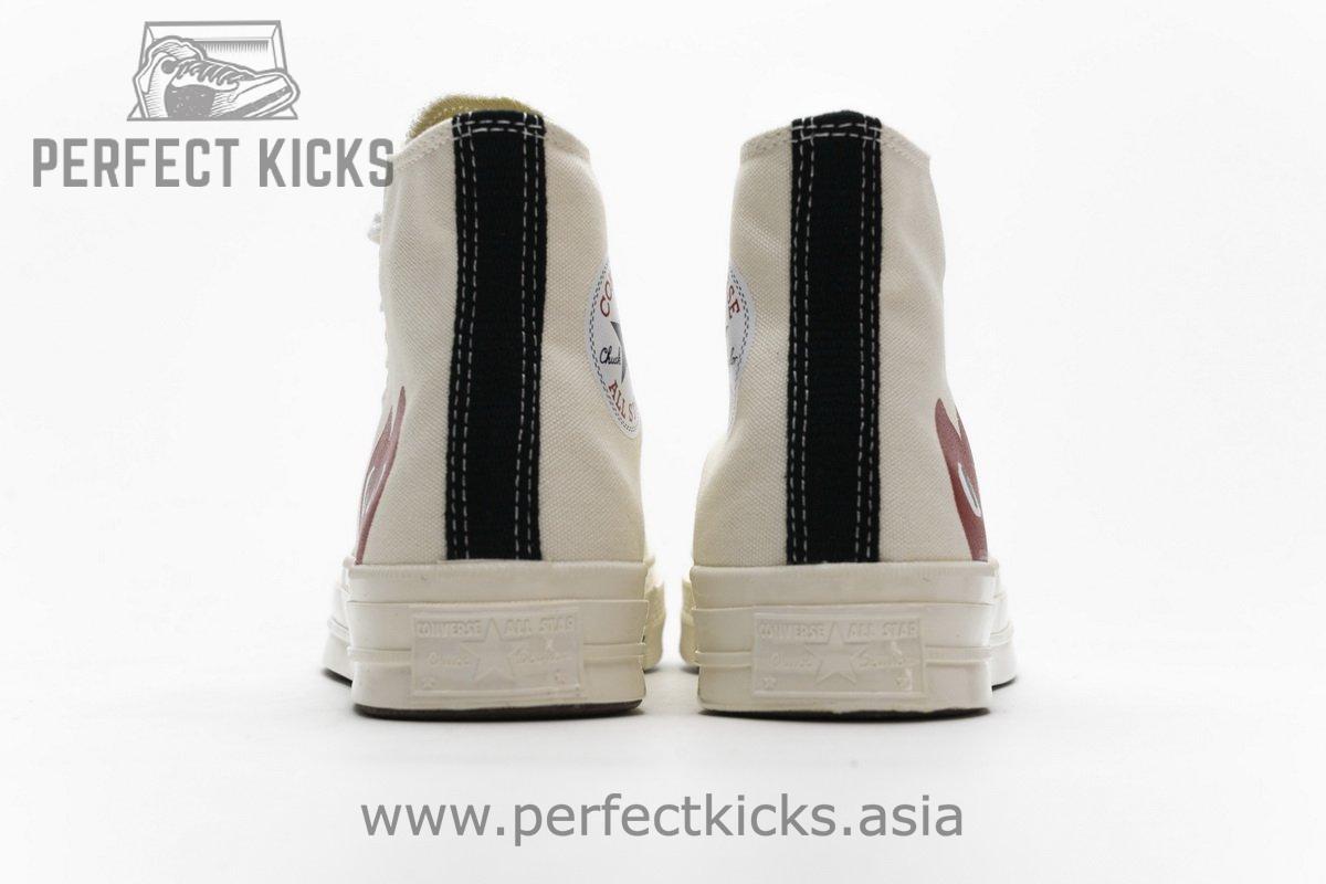 150205C CDG Play x Converse Chuck Taylor All Star 70 High Top - Image 7