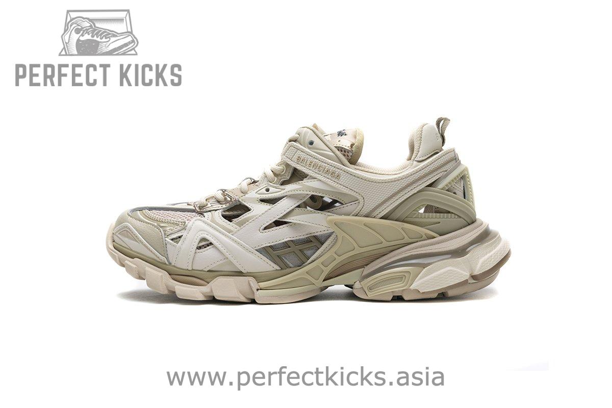 570391 W2GN1 9029 Blenciaga Track 2 Sneaker Khaki