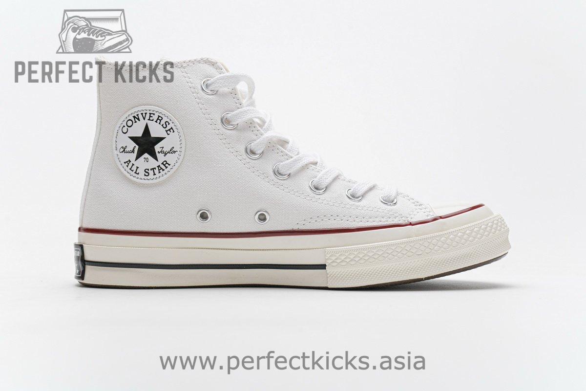 162056C Converse Chuck 70 HI White Garnet Egret - Image 8