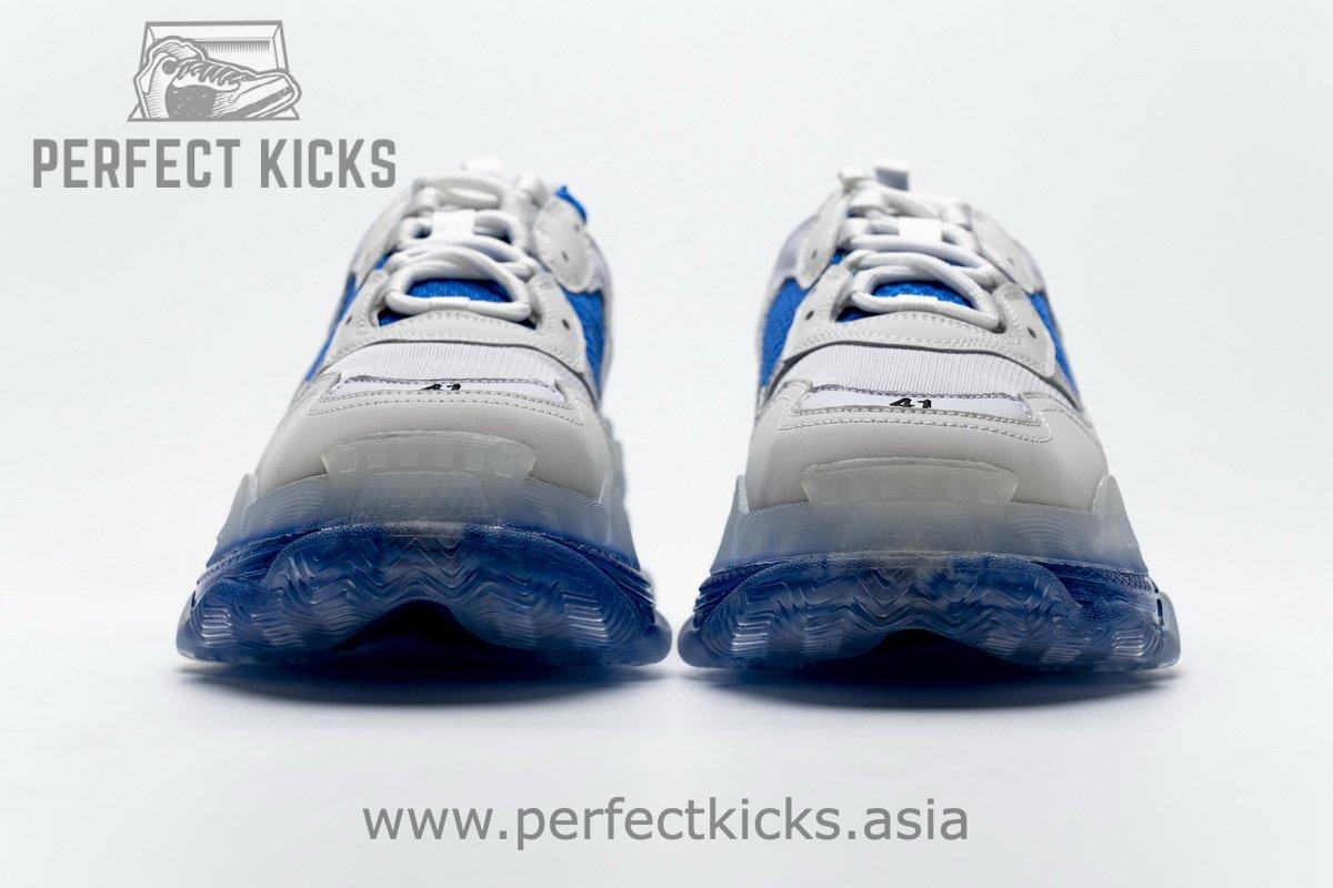 541624 W09E1 1772 Balenciaga Triple S White Blue - Image 5