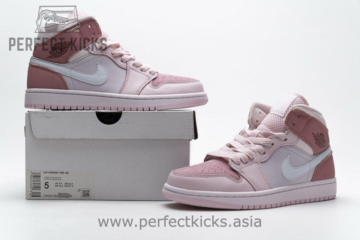 CW5379-600 Air Jordan 1 Mid Digital Pink - Image 3
