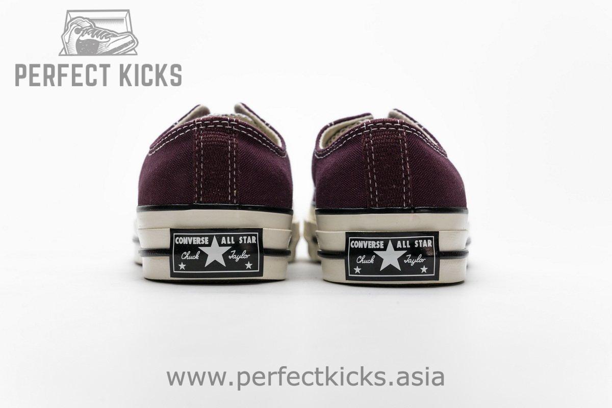 162059C Converse Chuck 70 OX Dark Burgundy Black Egret - Image 7