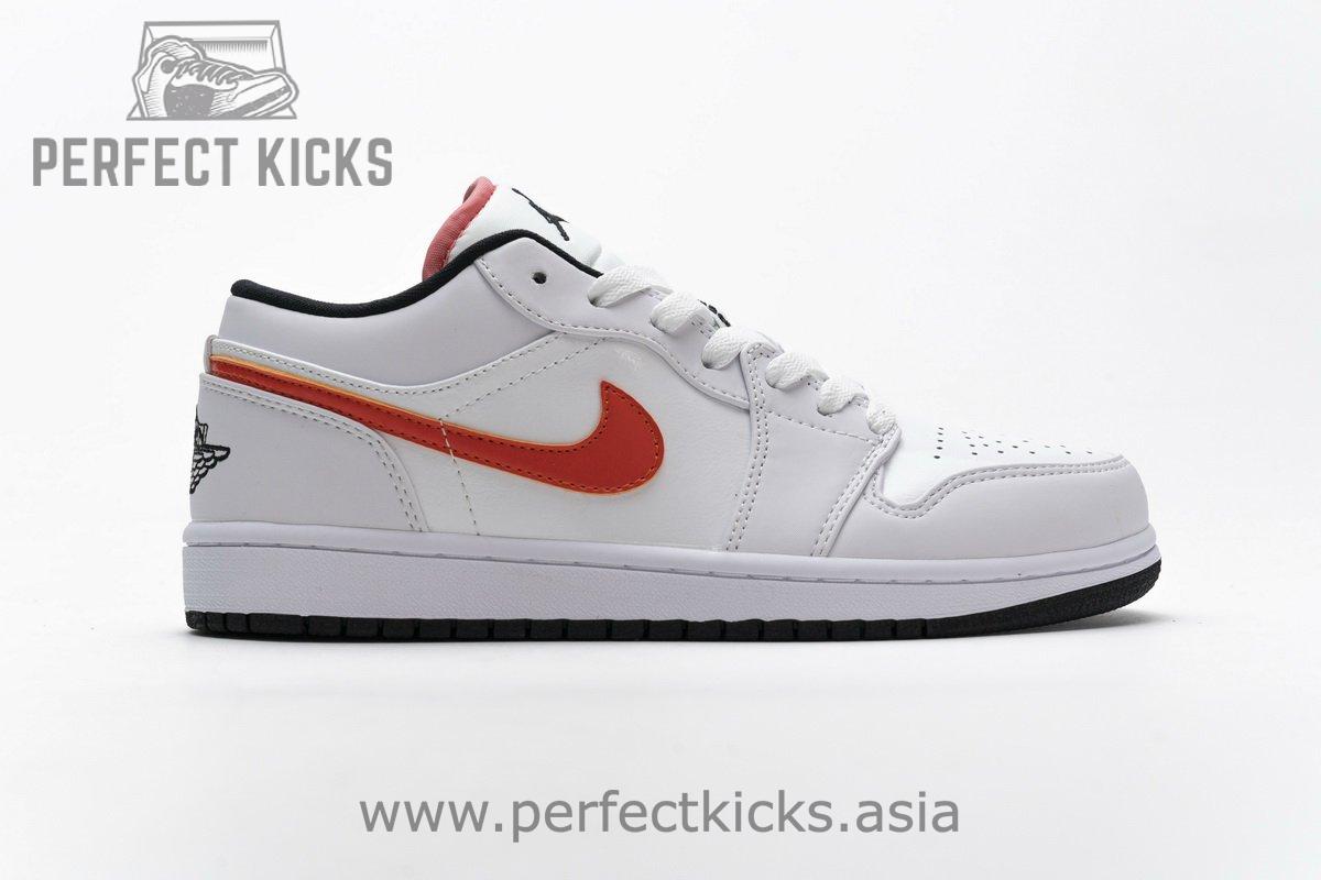 CW7009-100 Air Jordan 1 Low White Multi-Color - Image 10