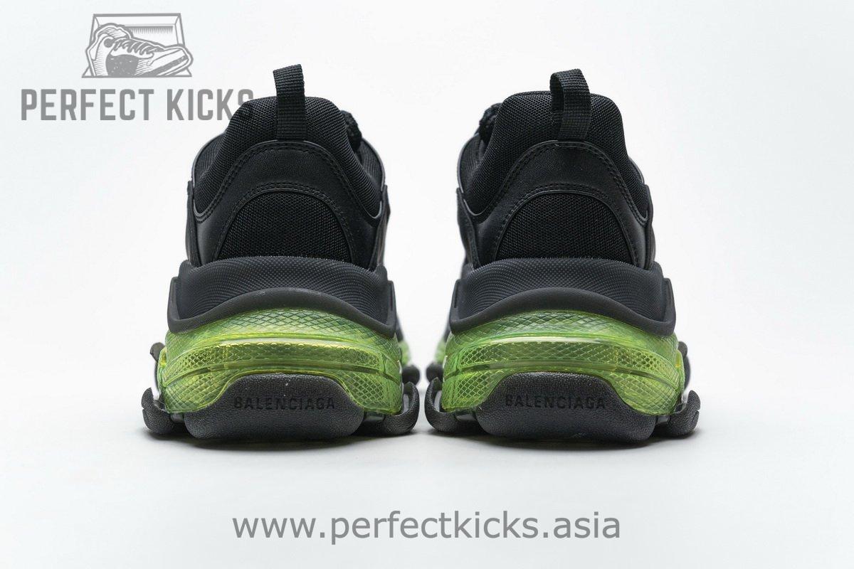 541624 W09O1 2140 Balenciaga Triple S Black Green - Image 7