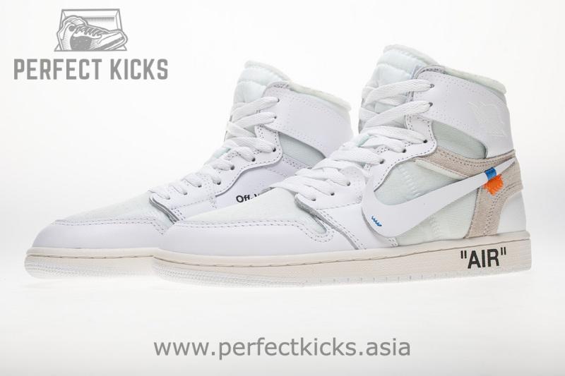 OFF WHITE X Air Jordan 1 AQ0818-100 White - Image 7