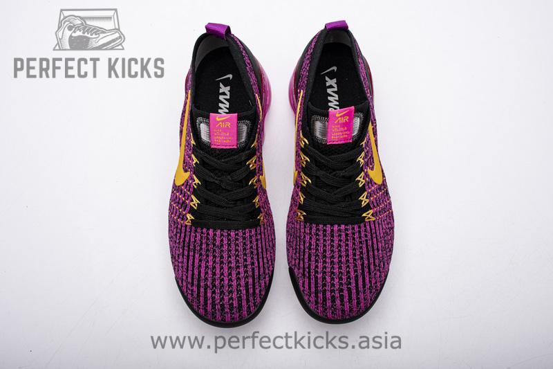 Nike Air VaporMax Flyknit 3.0 2019 Fuchsia Orange Black AJ6910-600 - Image 4