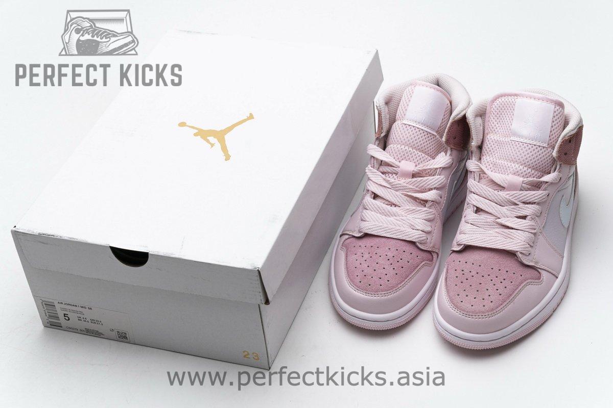 CW5379-600 Air Jordan 1 Mid Digital Pink - Image 4