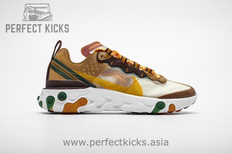 Nike React Element 87 Orange Peel CJ6897-113 - Image 8