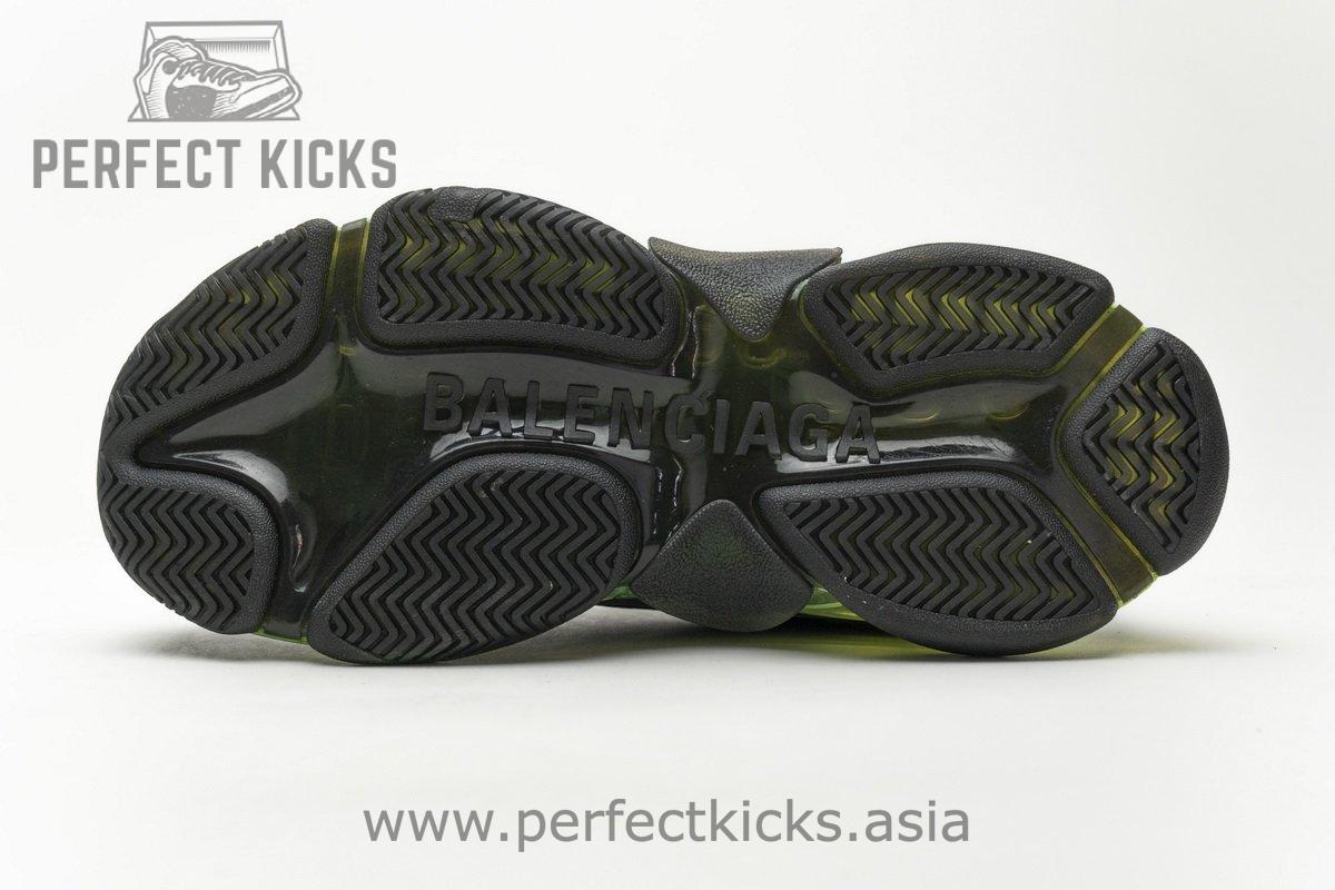 541624 W09O1 2140 Balenciaga Triple S Black Green - Image 10