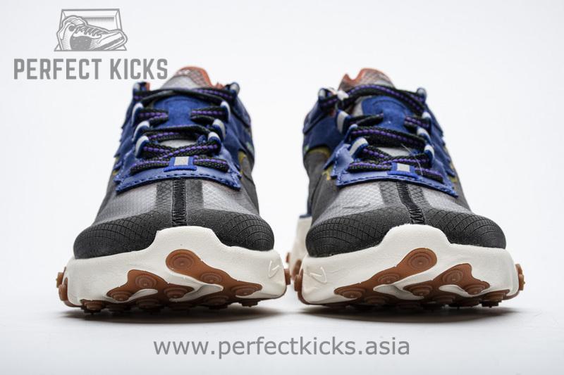 Nike React Element 87 MossBlackDeep Royal Blue AO1090-200 - Image 5