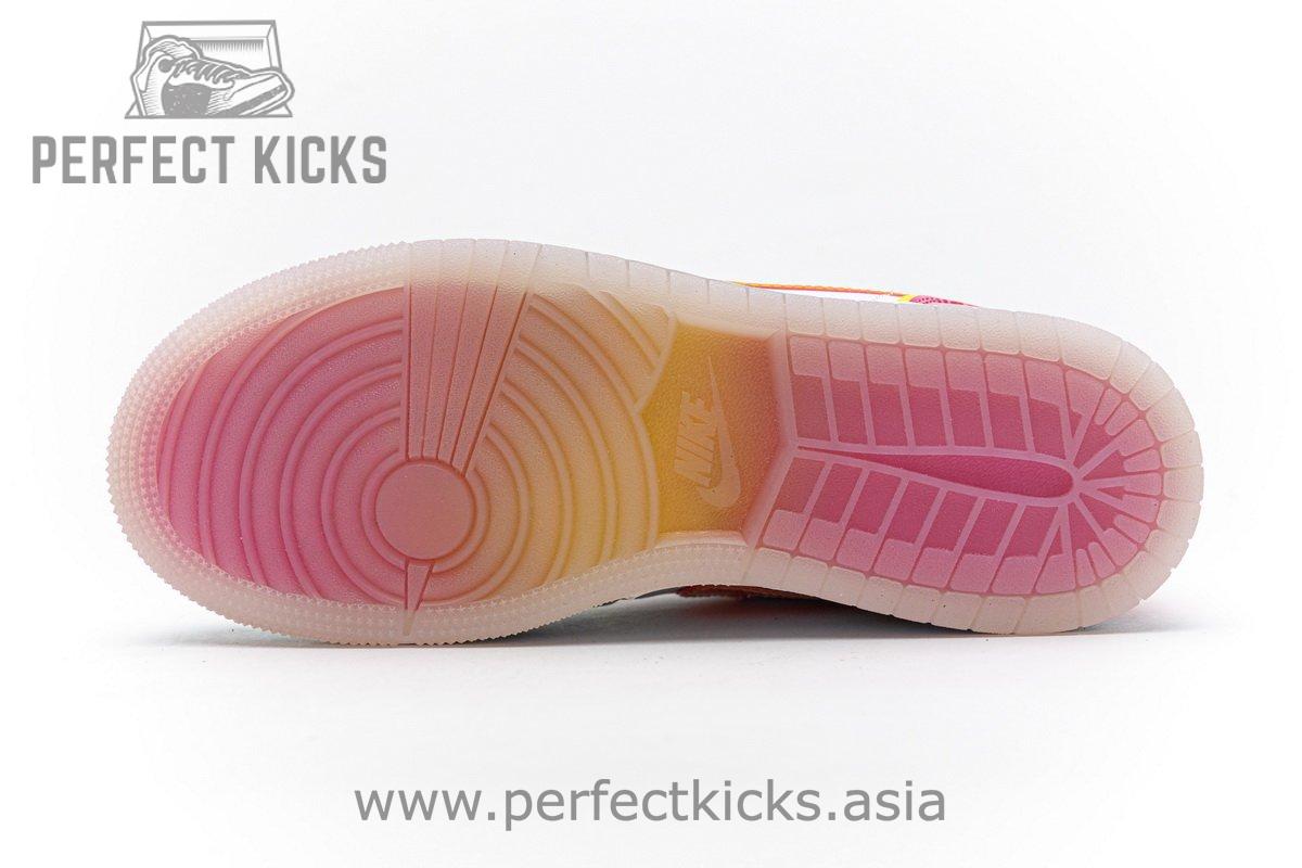 CV4611-100 Air Jordan 1 Mid GS “Edge Glow” - Image 9