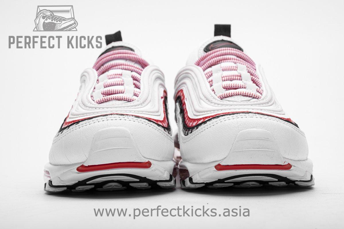 Nike Air Max 97 White University Red CK9397-100 - Image 2