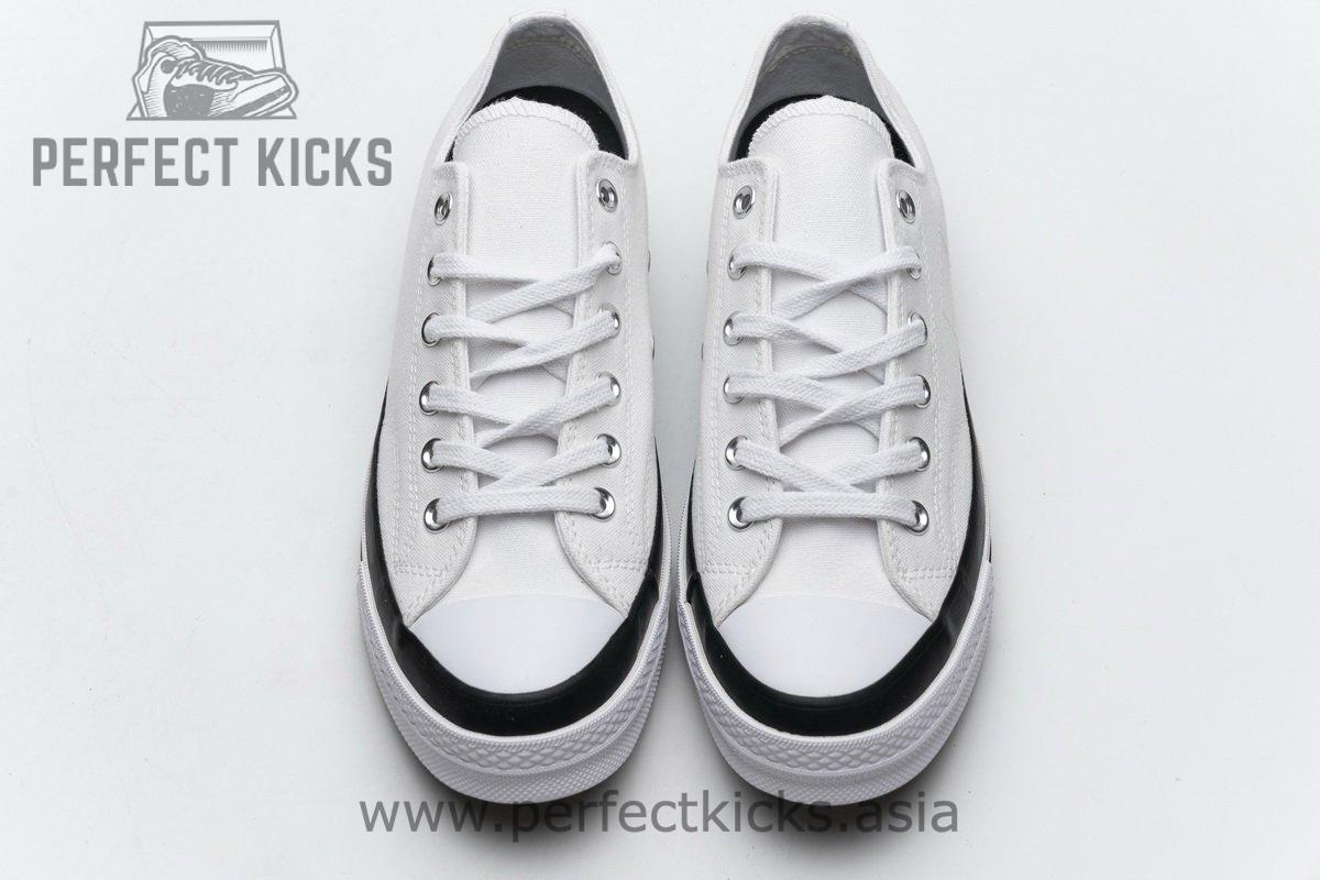 161208C Fragment x Moncler Converse CTAS LIFT OX White - Image 4