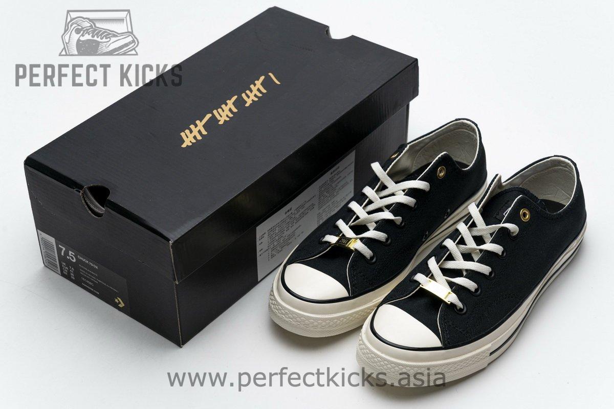 161408C Converse Chuck Taylor All-Star Ox Think 16 Black White - Image 10