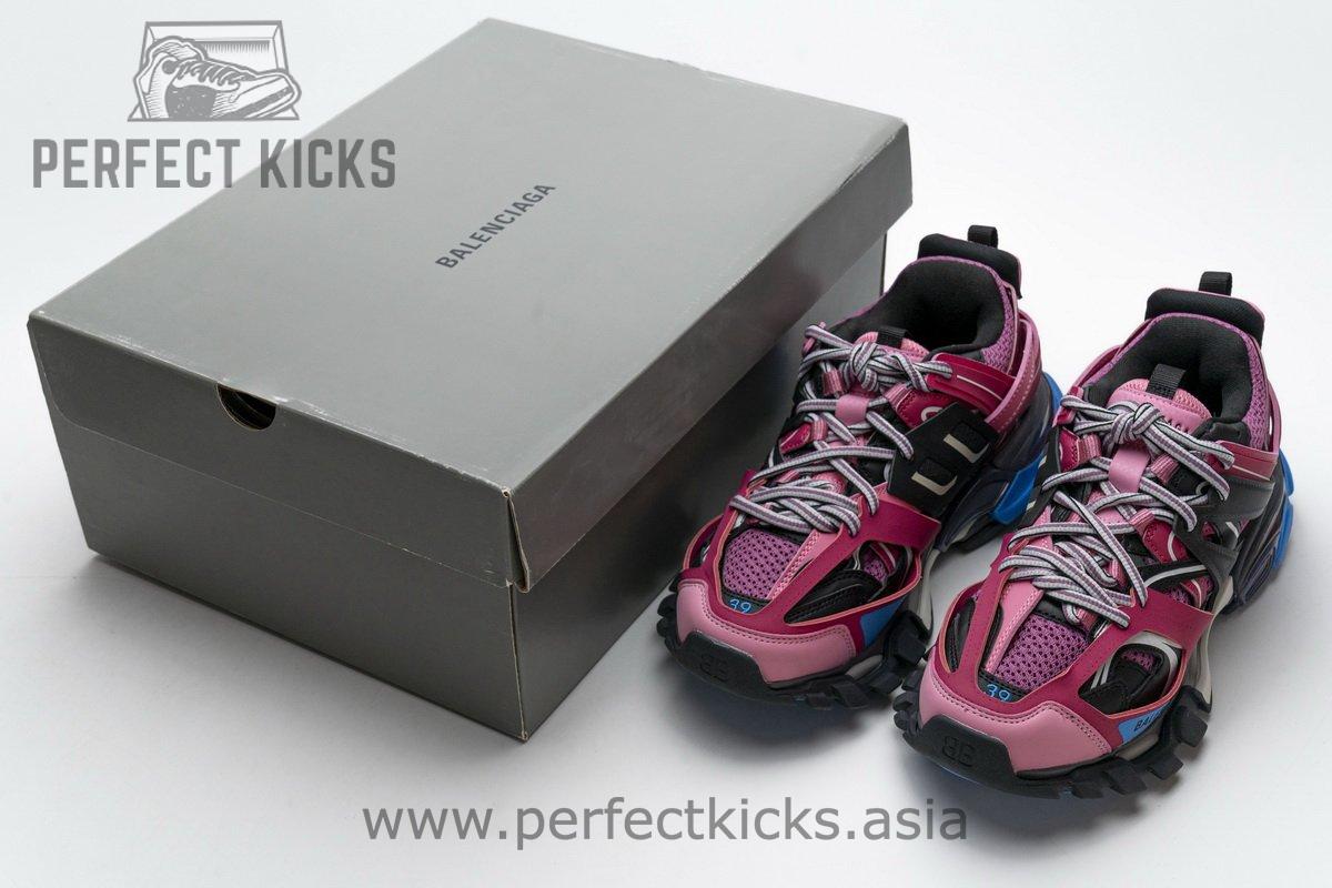 542436 W1GB7 5482 Balenciaga Tess S.Black Purplish Red - Image 3