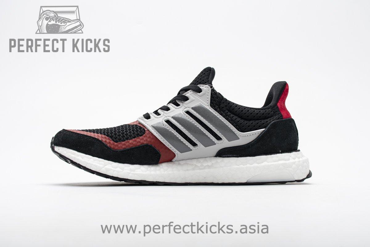 EF0724 adidas Ultra Boost S&L Black Grey Power Red Real Boost