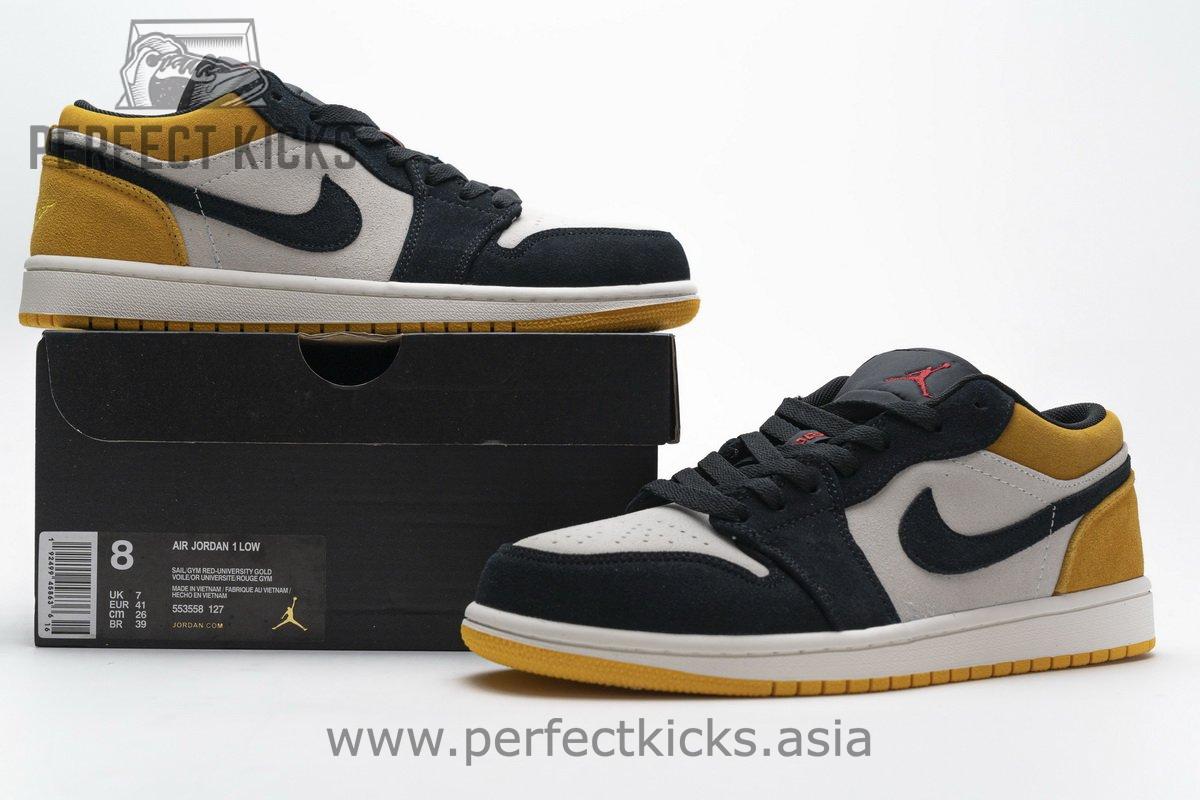 Air Jordan 1 Low University Gold 553558-127 - Image 2