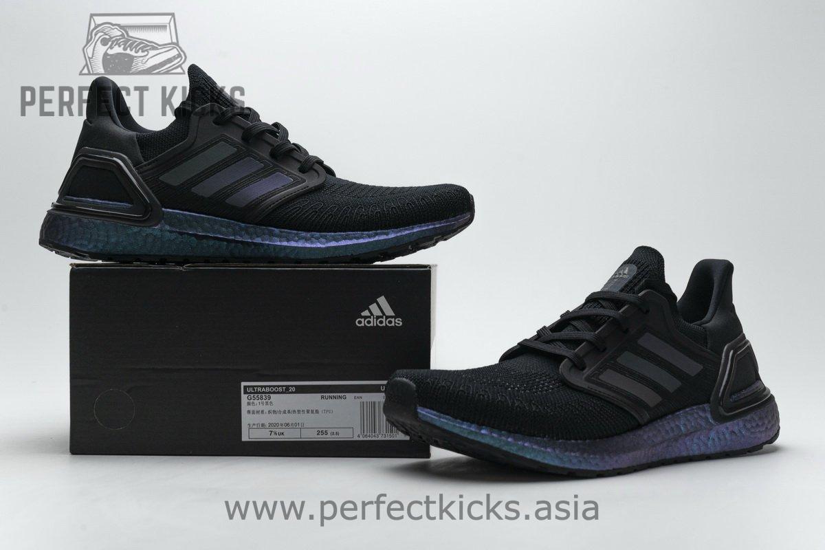 G55839 adidas Ultra BOOST 20 CONSORTIUM Black - Image 2