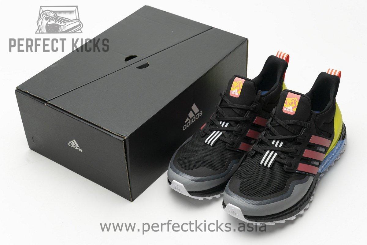 EG8097 adidas Ultra Boost All Terrain Core Black and Red - Image 3