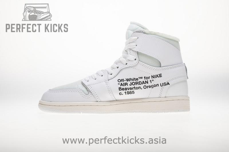 OFF WHITE X Air Jordan 1 AQ0818-100 White - Image 2