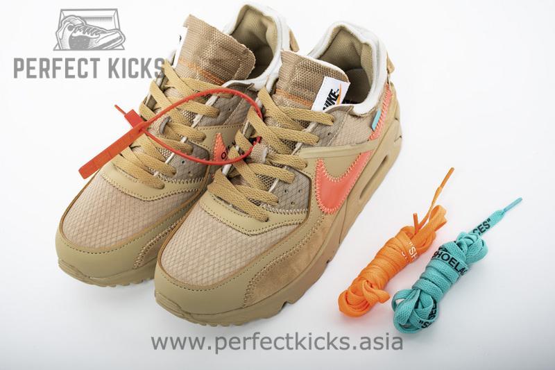 OFF-WHITE x Nike Air Max 90 “Desert Ore” Release Date AA7293-200 - Image 8