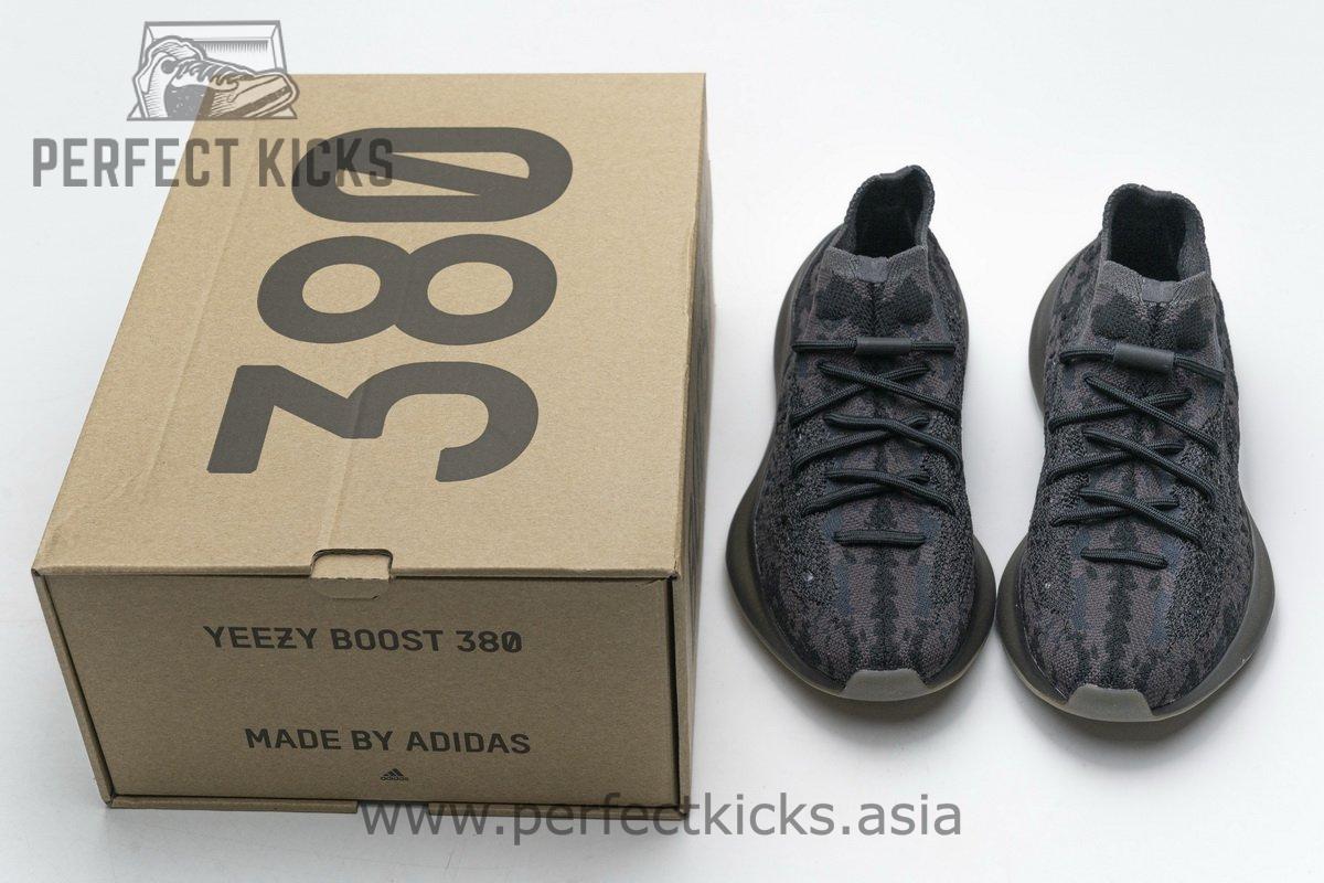 FZ1270 adidas Yeezy Boost 380 Black Purple Real Boost - Image 3