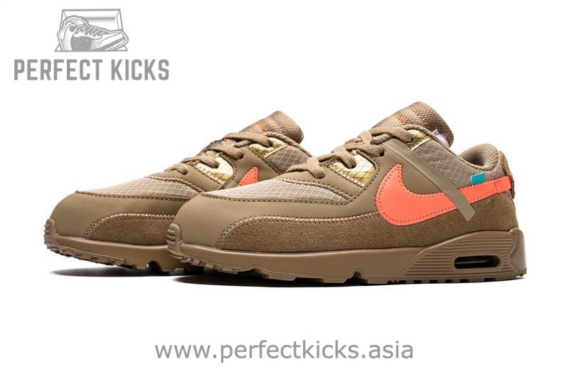OFF-WHITE x Nike Air Max 90 BT“Desert Ore”BV0852-200 - Image 6