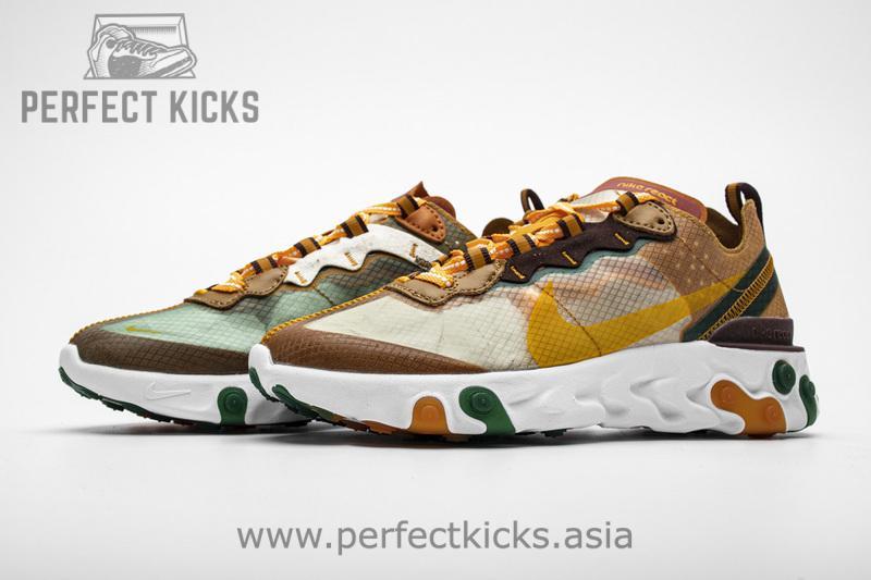 Nike React Element 87 Orange Peel CJ6897-113 - Image 2