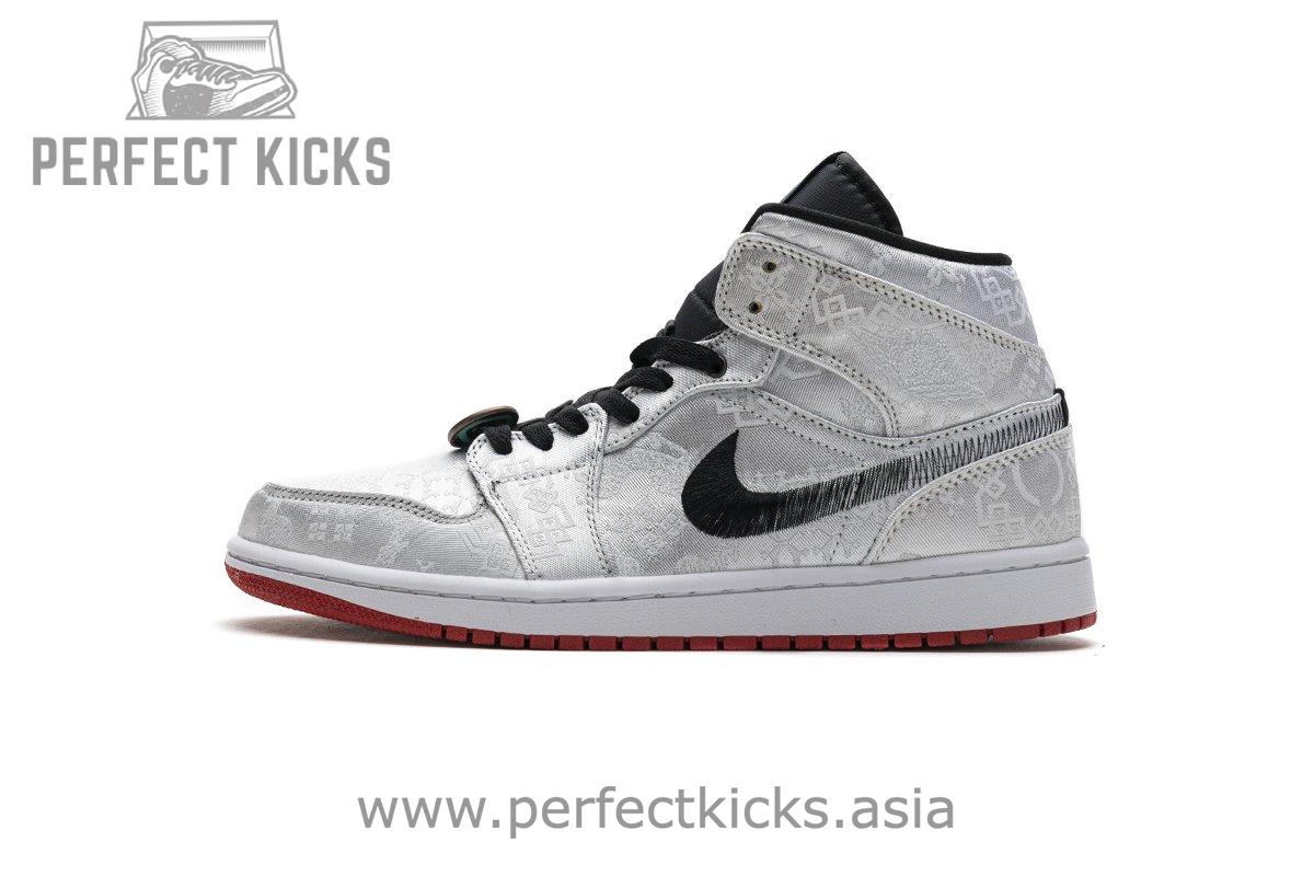 CU2804-100 Edison Chen x Air Jordan 1 Mid Fearless