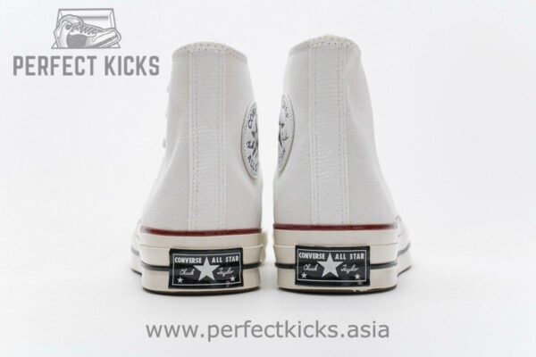 162056C Converse Chuck 70 HI White Garnet Egret - Image 7