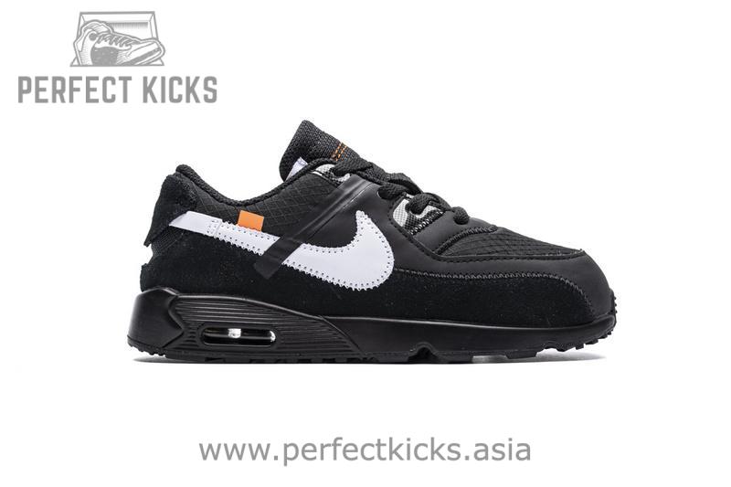 OFF-WHITE x Nike Air Max 90 BT“All Black”BV0852-001 - Image 5