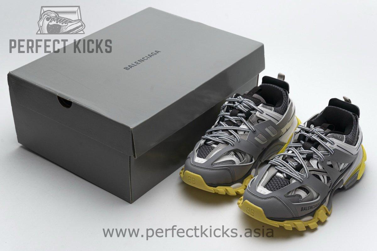 542435 W1GB7 2018 Balenciaga Tess S.White Grey Orange - Image 3