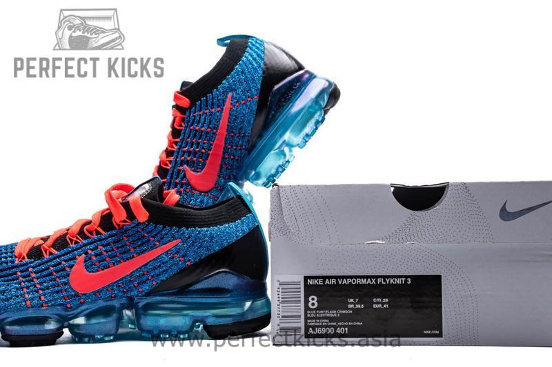 Nike Air Vapormax Flyknit 3 Blue Fury AJ6900-401 - Image 8