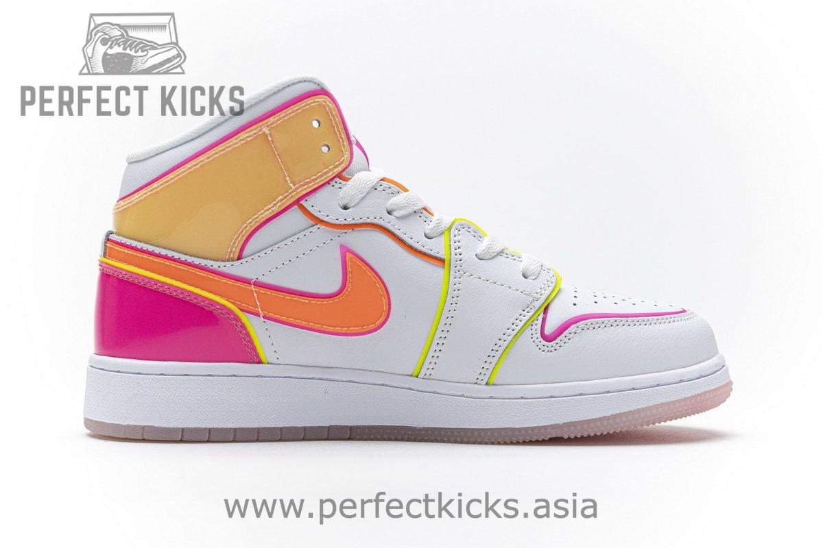 CV4611-100 Air Jordan 1 Mid GS “Edge Glow” - Image 10