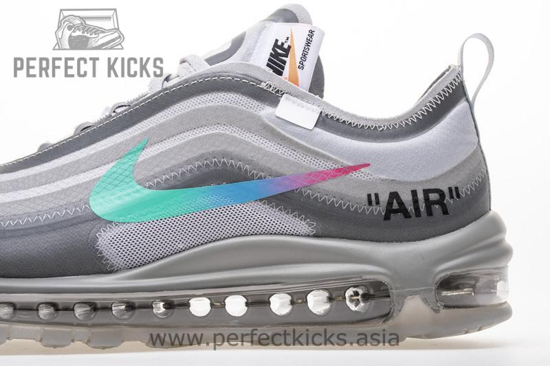 OFF WHITE X Nike Air Max 97 “Wolf Grey Menta” AJ4585-012 - Image 6