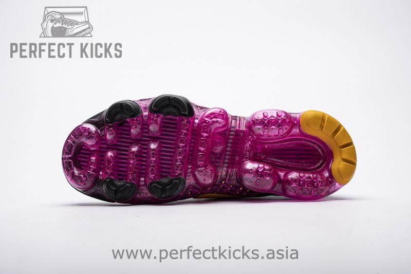 Nike Air VaporMax Flyknit 3.0 2019 Fuchsia Orange Black AJ6910-600 - Image 3