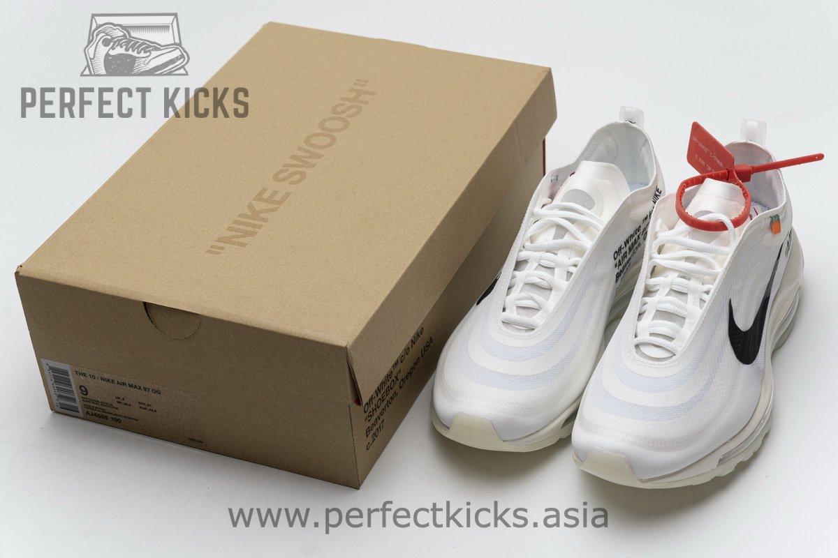 AJ4585-100 Off-White x Nike Air Max 97 All White - Image 4