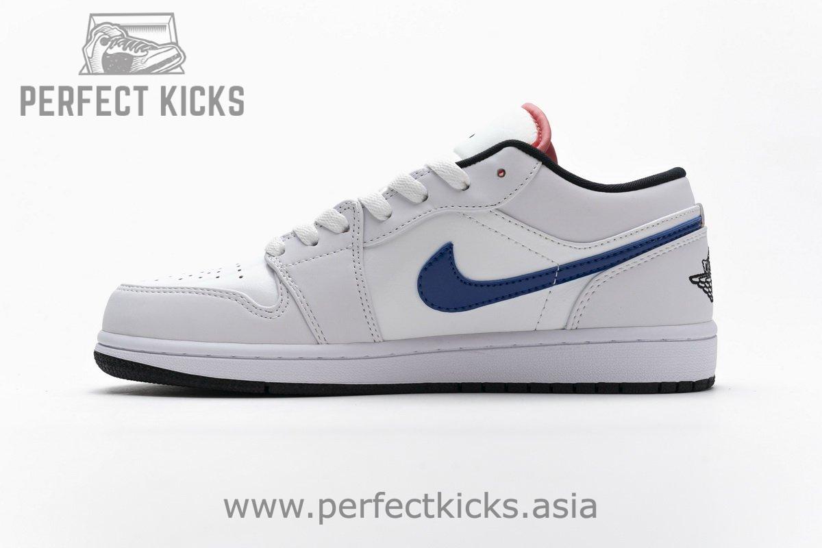 CW7009-100 Air Jordan 1 Low White Multi-Color - Image 9