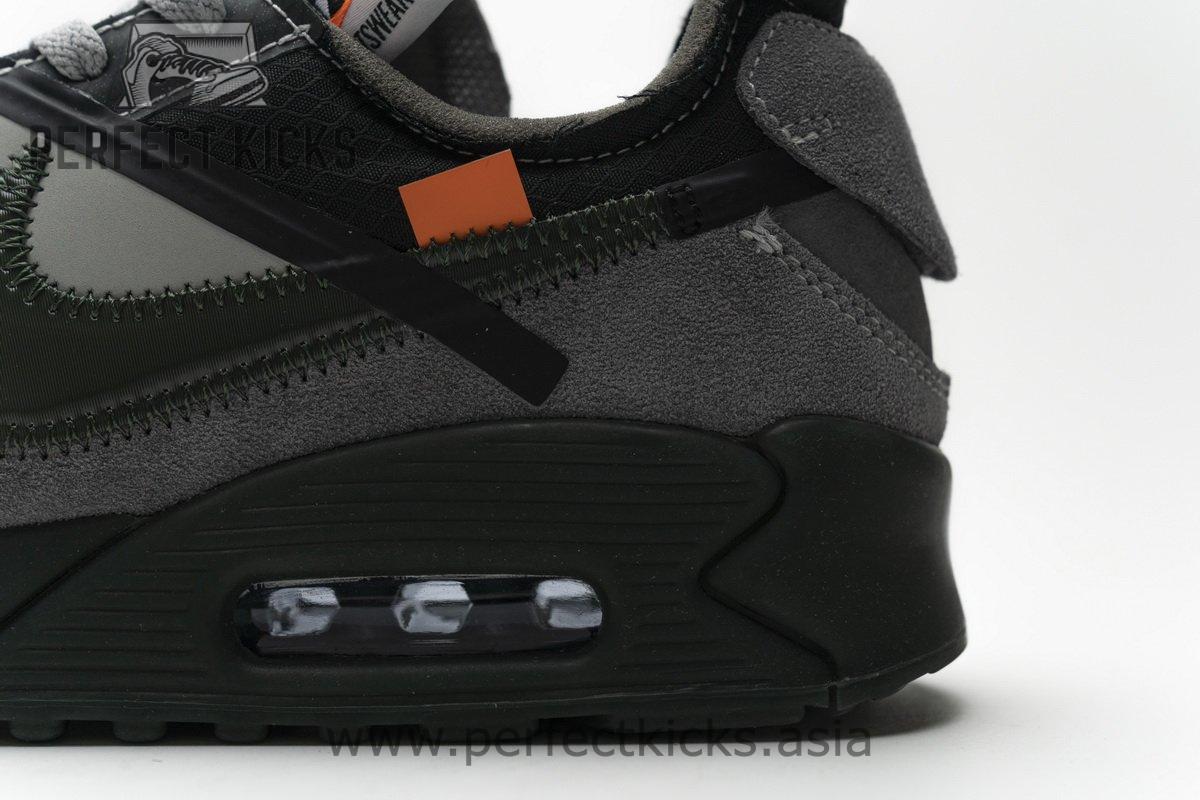 OFF-White x Nike Air Max 90 Grey - Image 7