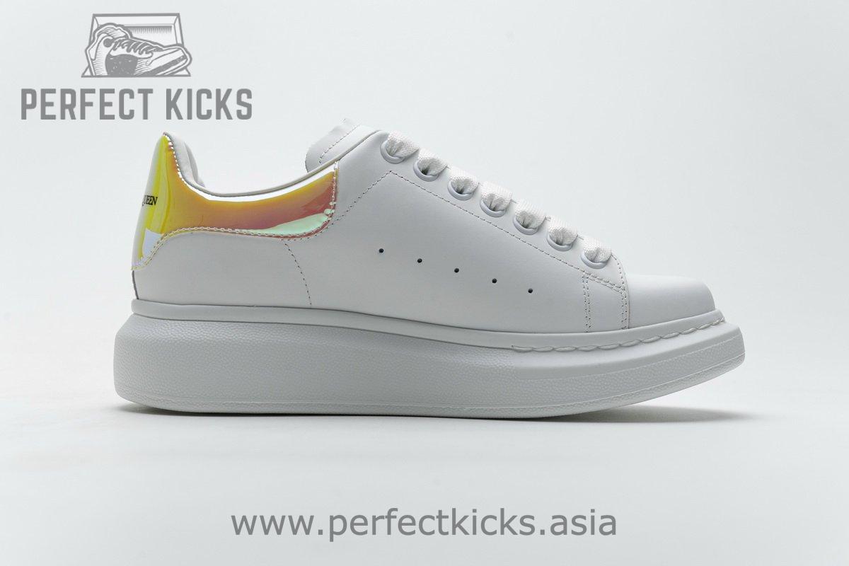 462214 WHGP7 9001 Alexander McQueen Sneaker White Orange Laser - Image 8