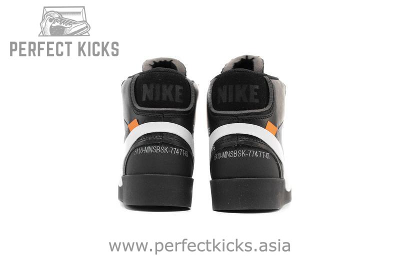 OFF WHITE X Nike Blazer Mid AA3832-001 Black - Image 4