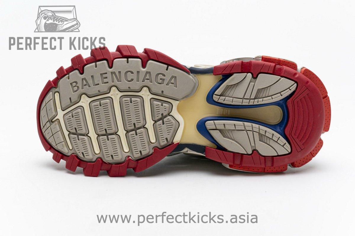 570391 W2GN2 8570 Blenciaga Track 2 Sneaker Beige Blue - Image 9