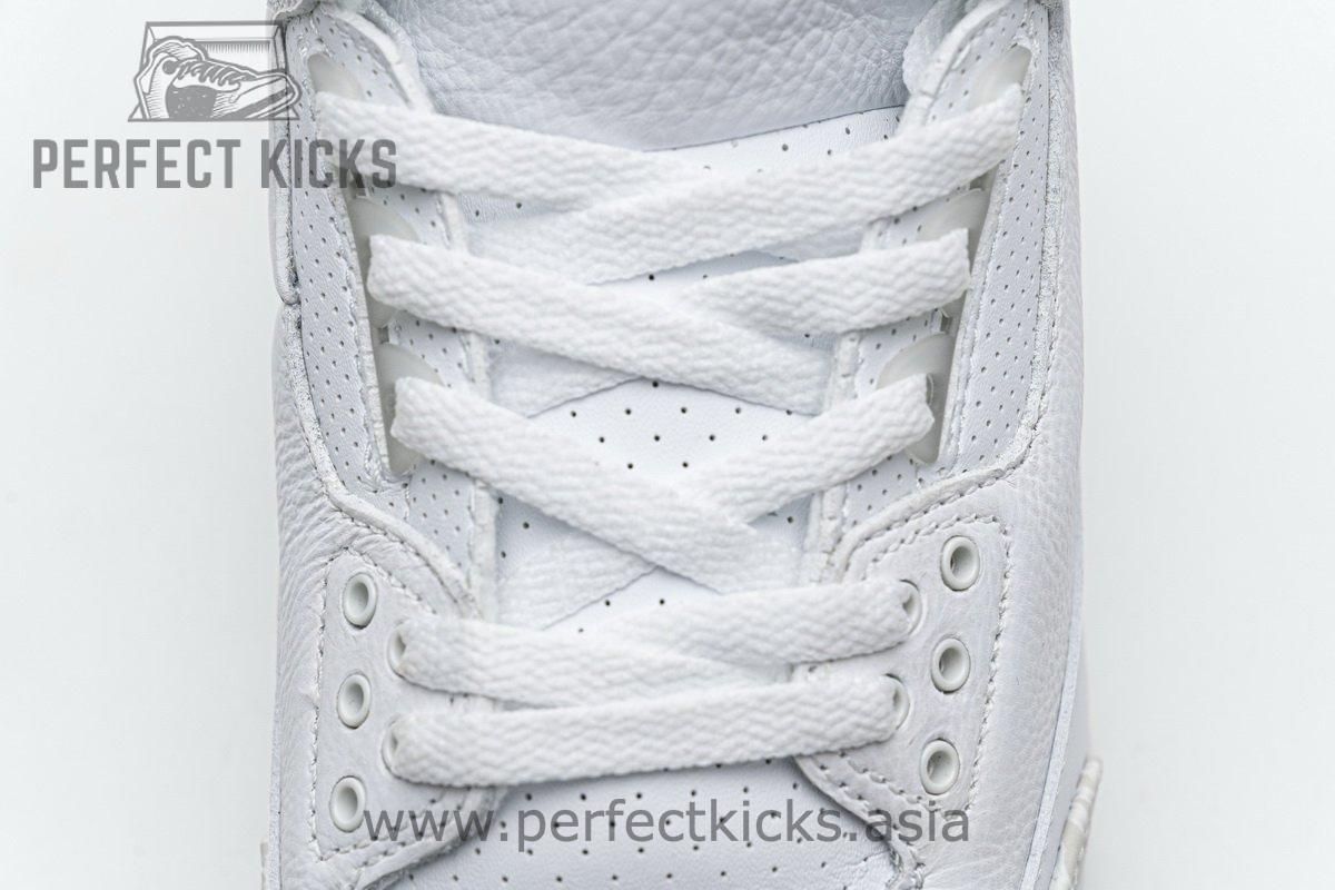 136064-111 Air Jordan 3 Retro Pure White - Image 8
