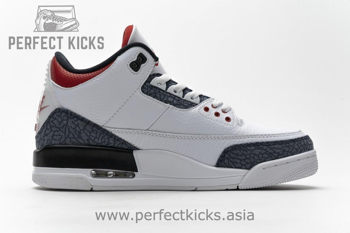 CZ6431-100 Air Jordan 3 Retro Fire Red Denim - Image 10